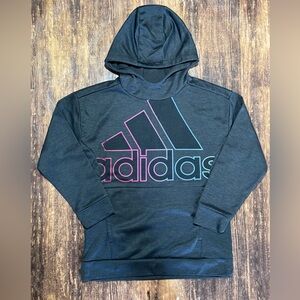 Adidas 10/12 Colorful Graphic Hooded Pullover Hoodie